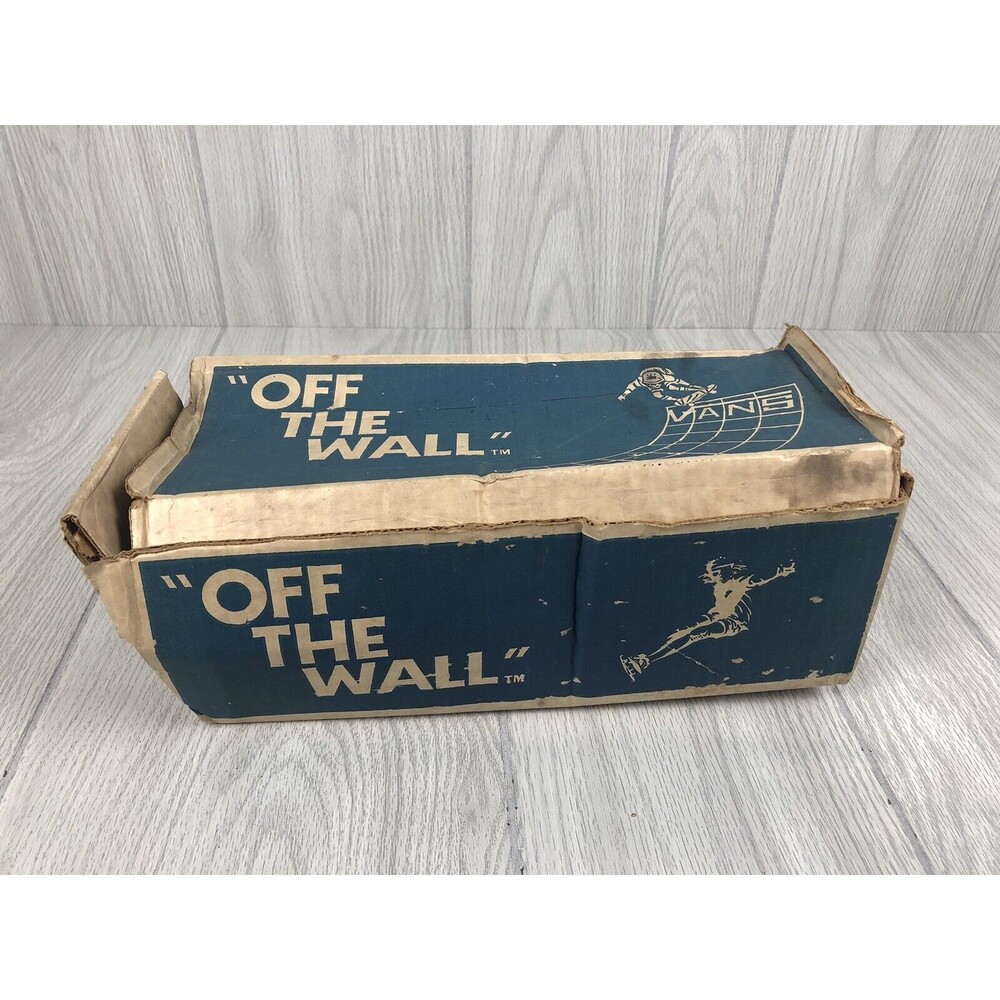 Vintage 1980s Vans Shoe Box Blue/White **EMPTY BOX ONLY** Rare